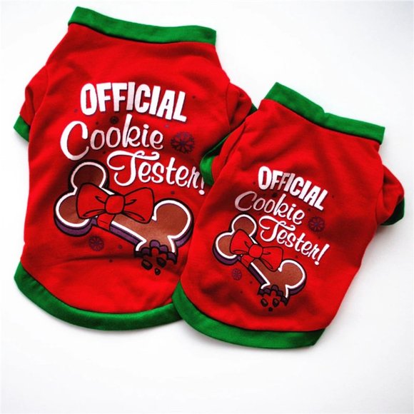 Official Cookie Tester XS Dog Christmas Jacket - Picture 4 of 6